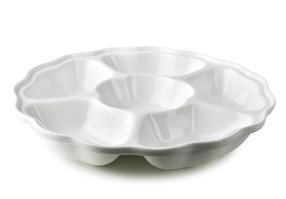 Serviravimo dubuo Mondex Basic, Ø 27 cm, balta sp., porcelianas