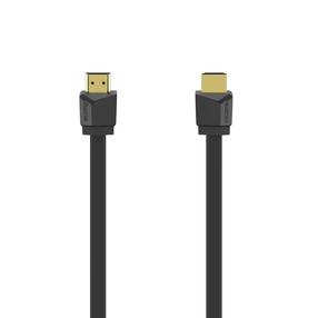 Kabelis Hama Flexi Slim HDMI 2.0b Flexi-Slim Cable Ultra HD 4K HDMI, HDMI, 1.5 m, melna krās.