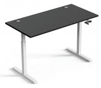 Datorgalds regulējams augstums Up Up Ragnar B-57021PT/W-D22-20N, 120 cm x 75 cm, 73 - 123 cm, balta krās./melna krās./pelēka krās.