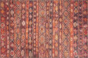 Kilimas Conceptum Hypnose Soul Chenille AL 215, oranžinė sp./raudona sp./ruda sp., 190 cm x 140 cm