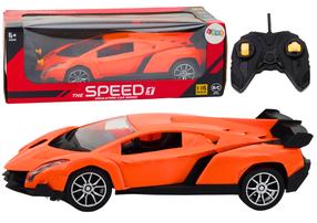  Rc automobilis Lean Toys The Speed 1, 1:16, oranžinė sp.