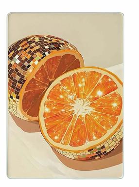Разделочная доска Hermia Kes 00066, oранжевый цв., 40 см x 30 см