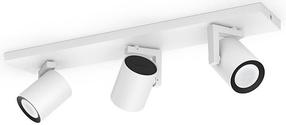 Išmanusis šviestuvas nukreipiamasis Philips Hue Argenta, GU10, 3 x 5.7 W, balta sp. / balta sp.
