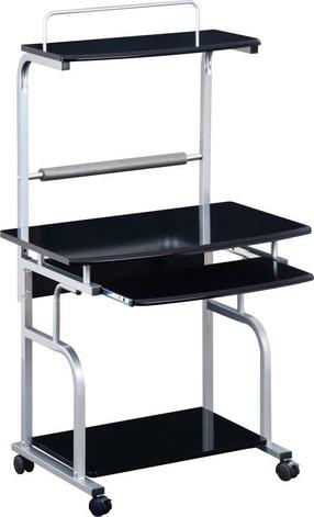 Sülearvutilaud Techly, 80 cm x 69 cm, 135 cm, must v.