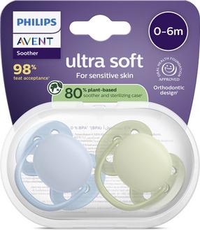 Luttide komplekt Philips Avent Ultra Soft, 0 kuud, sinine v./roheline v.
