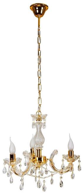 Šviestuvas kabinamas Candellux Maria Teresa 33-94639, E14, 3 x 40 W, balta sp. / aukso sp.