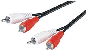 Провод Blackmoon RCA male x 2, RCA female x 2, 1.5 м, черный цв.