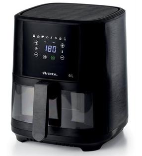 Karšto oro gruzdintuvė Ariete Airy 4626, juoda sp., 1300 W, 6 l