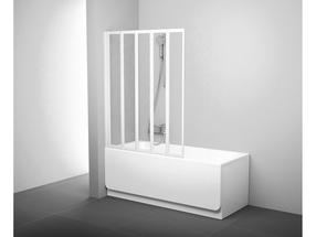 Vonios sienelė Ravak SuperNOVA VS5, 113.5 cm x 133 cm, balta sp./plastmasinis