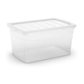 Kaanega hoiukarp, esemete hoidmiseks Kis 8611000 0202, 50 l, läbipaistev v., 58.5 x 39 x 30 cm