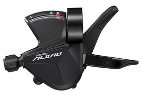 Pavarų perjungimo rankenėlė Shimano ALIVIO SL-M3100 Left, aliuminis/plastikas, juoda sp.