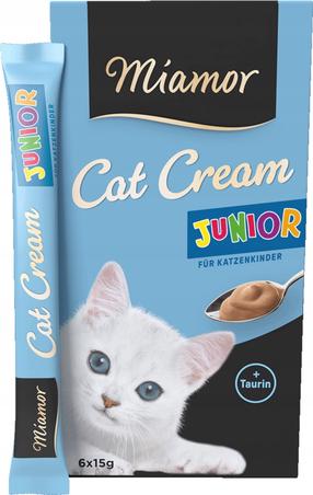 Kārumi kaķiem Miamor Cat Cream Junior, 0.015 kg, 6 gab.