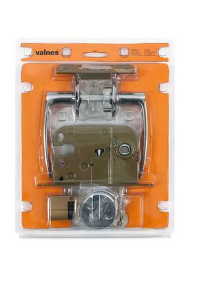Ukselukk Valnes, /kaetud messingiga, 77 mm/45 mm