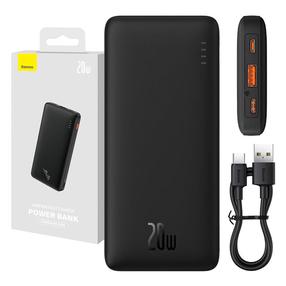 Lādētājs-akumulators (Power bank) Baseus Airpow, 10000 mAh, 20 W, melna krās.