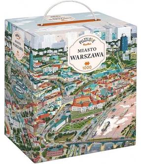 Пазл CzuCzu City Of Warsaw 2290, 68 см x 48 см, 1000 шт., многоцветный