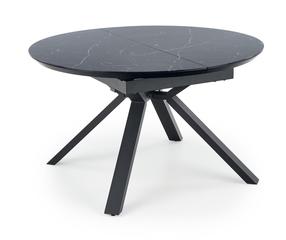 Stalas išskleidžiamas Vertigo, juoda sp., 130 - 180 cm x 130 cm x 76 cm