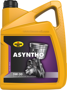 Variklių alyva Kroon Oil Asyntho 5W - 30, sintetinis, 5 l