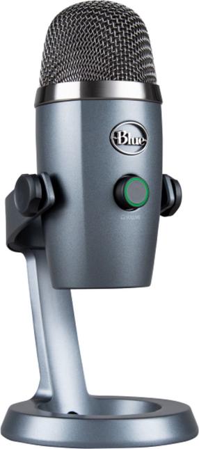 Kondensatora mikrofons Blue Yeti Nano, pelēka krās.