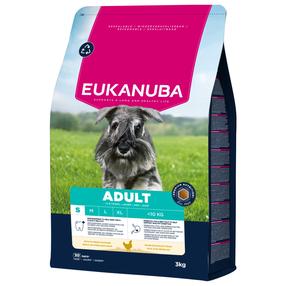 Сухой корм для собак Eukanuba Adult, курица, 3 кг