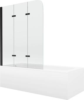 Vonia su sienele, laisvai pastatoma Mexen Vega, 70 cm x 160 cm x 38 cm, stačiakampis, balta sp.