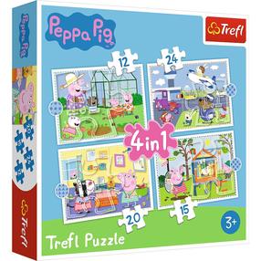 Pusle 4in1 Trefl Peppa Pig 34359, 71 tk