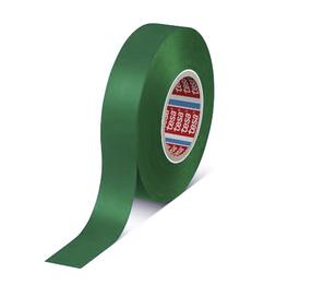 Elektrības izolācijas lente Tesa Premium, zaļa krās., 33 m