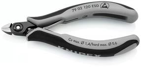 Replės kirpimui Knipex 79 02 120 ESD, 120 mm