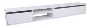 ТВ стол Kalune Design Dublin, белый цв., 180 см x 25 см x 30 см