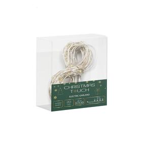Lempučių girlianda Christmas Touch XY-BL2-20B, 2.5 m, šiltai balta sp., 20 LED