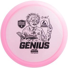 Discgolfi ketas Discmania Driver Premium Genius 7/5/-4/1, 21.1 cm x 21.1 cm, roosa v.