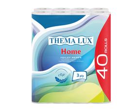 Tualetes papīrs Thema Lux, 3 sl, 40 gab.