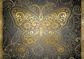 Fototapetas Artgeist Golden Butterfly SNEW011070, 70 cm x 100 cm