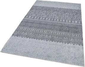Paklājs Conceptum Hypnose W1171, melna krās./pelēka krās., 150 cm x 100 cm