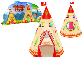 TIPI telts bērniem Lean Toys Indian, 105 cm x 105 cm