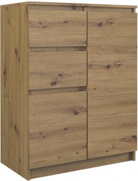 Komoda 2D2S, ruda sp., 97 cm x 40 cm x 70 cm