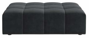 Pufas Cosmopolitan Design Chicago Bluvel 14, pilka sp., 84 cm x 102 cm x 42 cm