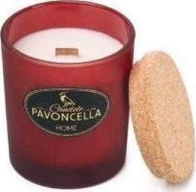 Рождественская свеча, ароматическая Pavoncella Smell of Christmas, 170 г, белый цв./красный цв.
