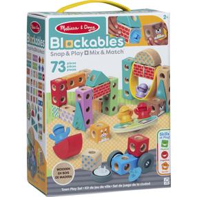 Набор игрушечных блоков Melissa & Doug Blockables City, 73 шт.