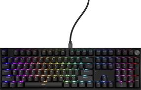Vadu spēļu tastatūra Genesis Thor 404 NKG-2297 Gateron Yellow Pro, Angļu (US), melns krās.