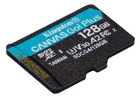 Atmiņas karte Kingston Canvas Go! Plus Gen 4, 128 GB, 200 Mb/s - 100 Mb/s