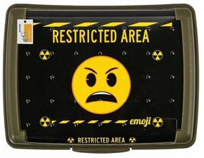 Indelis maistui Carla Emoji Danger, 1 l, 17 cm x 13 cm, geltona sp./žalia sp.