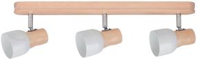 Lampa pārvietojams Spot-Light Svantje 2239360, E14, 3 x 40 W, brūna krās./balta krās. / brūna krās., 7 x 11 cm