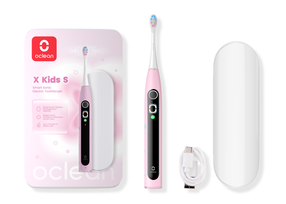 Elektriline hambahari koos peade ja korpusega Oclean X Kids S, roosa v.