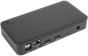 Dokstacija Targus Universal USB-C, melna krās.