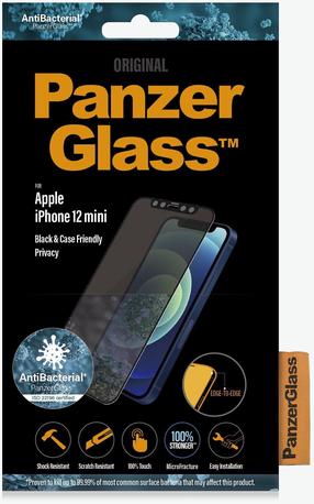 Telefono apsauginis stiklas PanzerGlass For Apple iPhone 12 mini, 9H