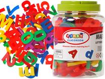 Lavinimo žaislas First Classroom Magnetic Letters And Numbers, 4 cm, įvairių spalvų, 80 vnt.