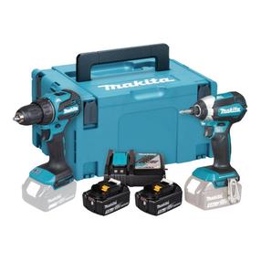 Akumuliatorinių įrankių rinkinys su akumuliatoriumi Makita DLX2535TJ, 18 V, 5 Ah, 2 vnt.