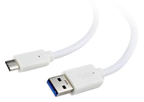 Провод Gembird USB-C / USB USB C male, USB 3.0 A male, 1.8 м, белый цв.