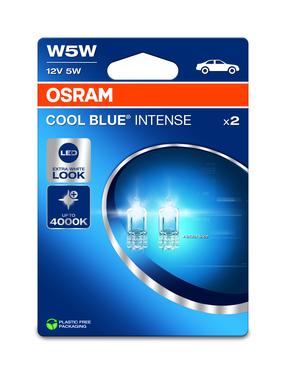 Automobilio lemputė Osram 2825CBN-2BL, halogeninė, skaidri sp./mėlyna sp., 12 V