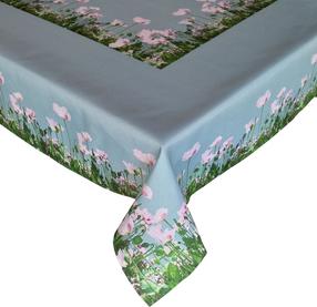 Staltiesė stačiakampė OHA04-1, žalia sp./rožinė sp./žydra sp., 140 x 250 cm